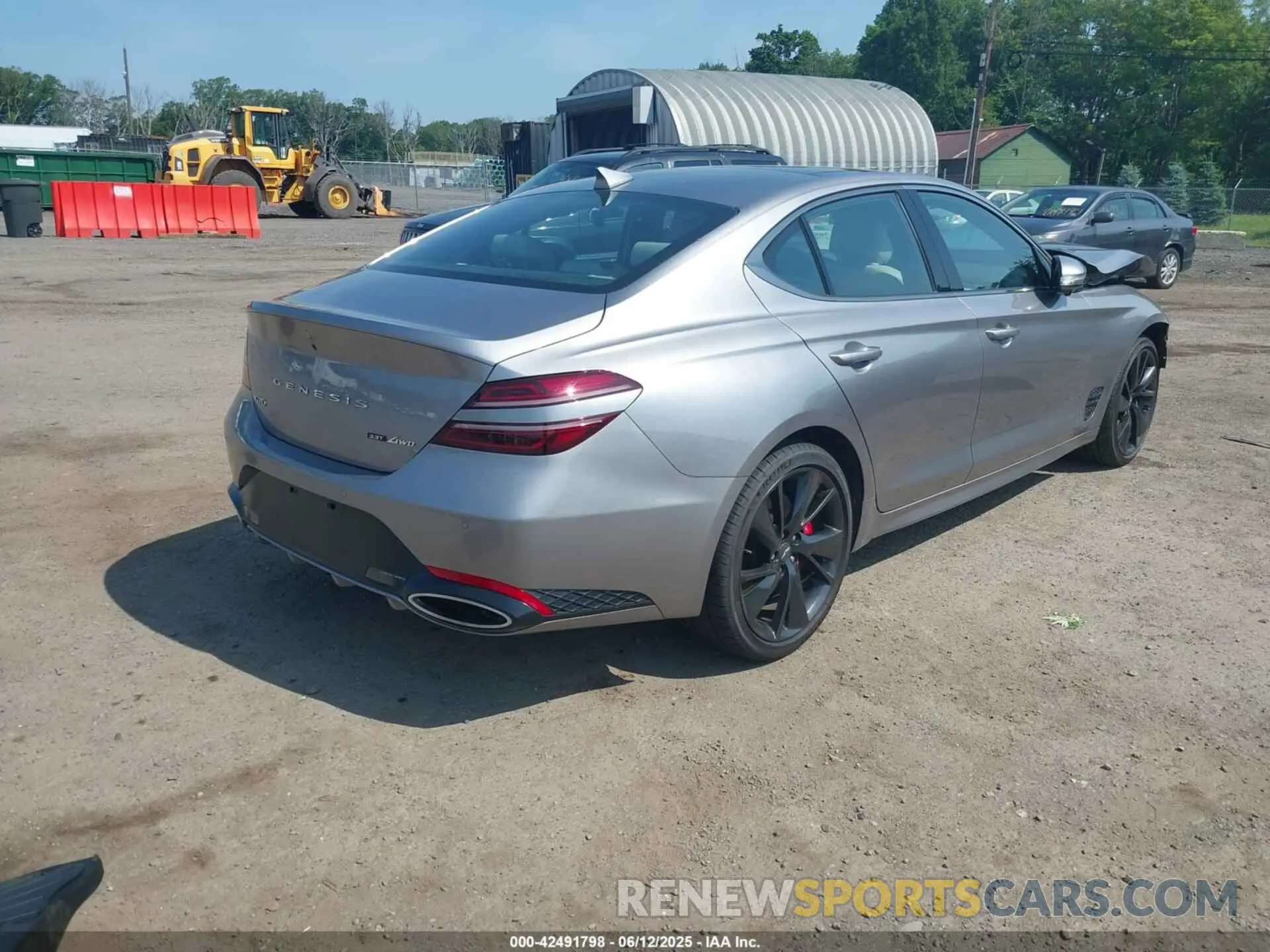 4 Photograph of a damaged car KMTG54TE8PU105680 GENESIS G70 2023