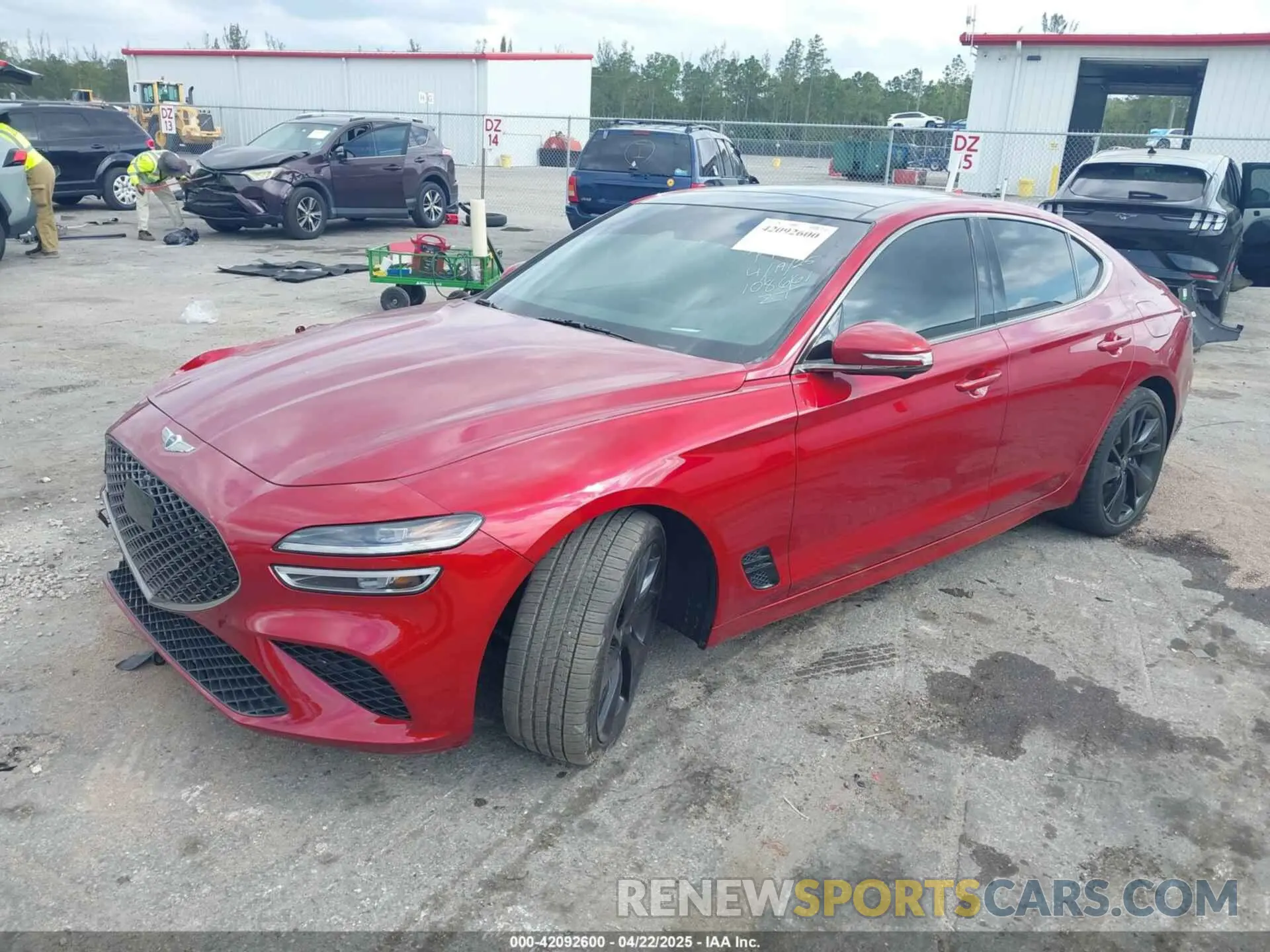 2 Фотография поврежденного автомобиля KMTG54TE8PU108661 GENESIS G70 2023