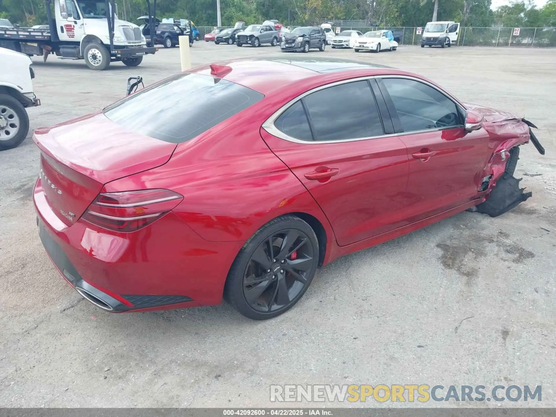 4 Фотография поврежденного автомобиля KMTG54TE8PU108661 GENESIS G70 2023