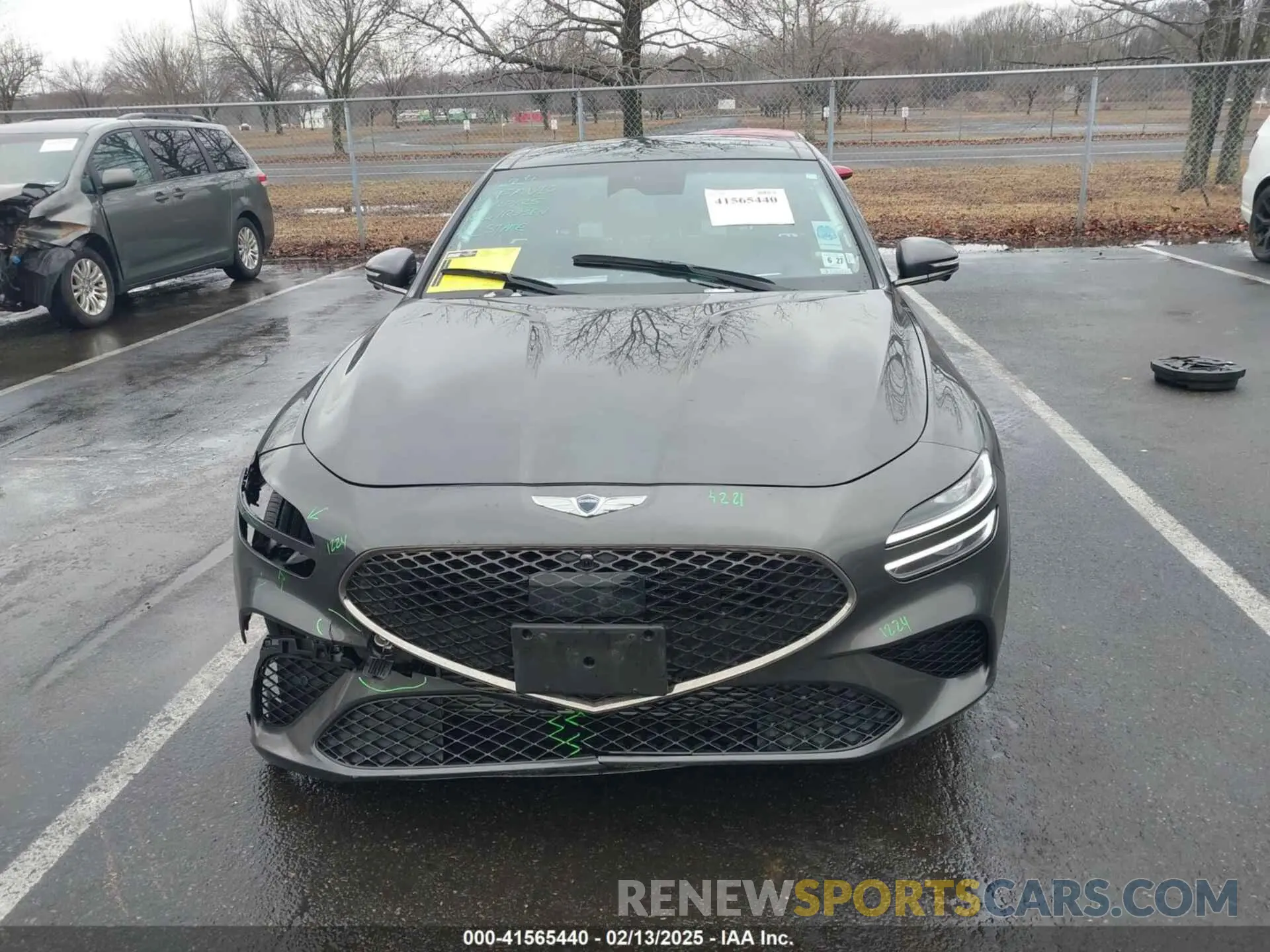 12 Фотография поврежденного автомобиля KMTG54TEXPU107334 GENESIS G70 2023