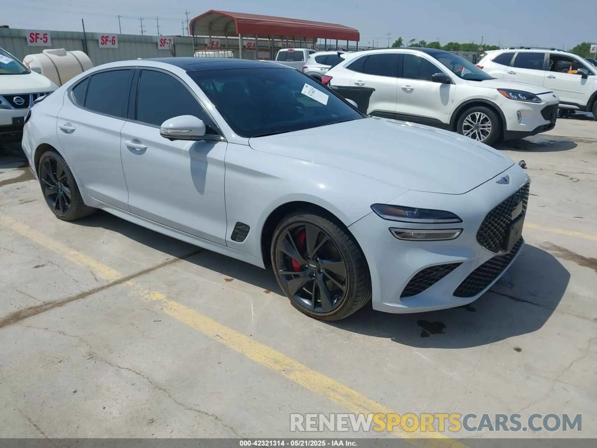 1 Фотография поврежденного автомобиля KMTG54TEXPU107592 GENESIS G70 2023