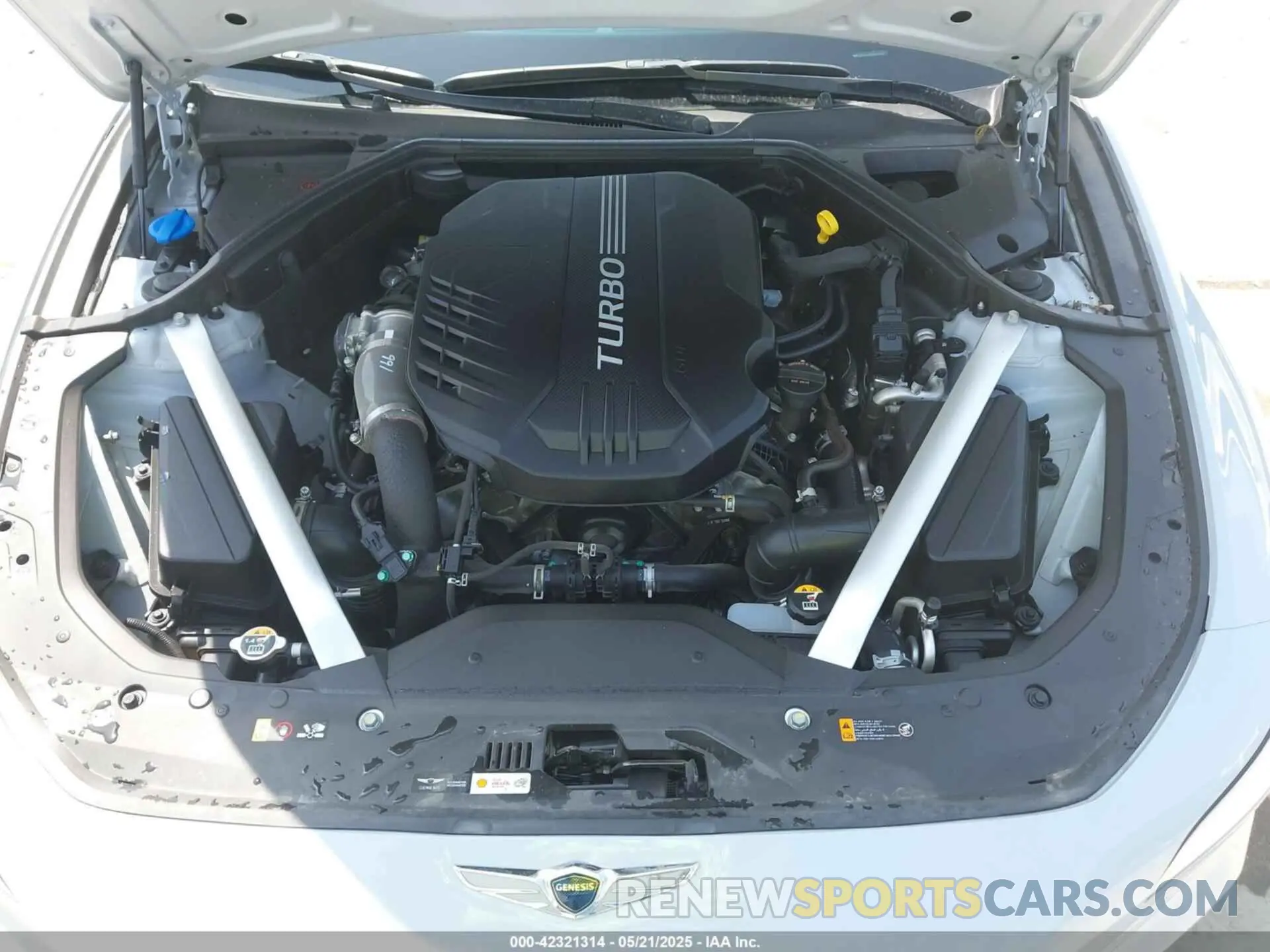 10 Фотография поврежденного автомобиля KMTG54TEXPU107592 GENESIS G70 2023