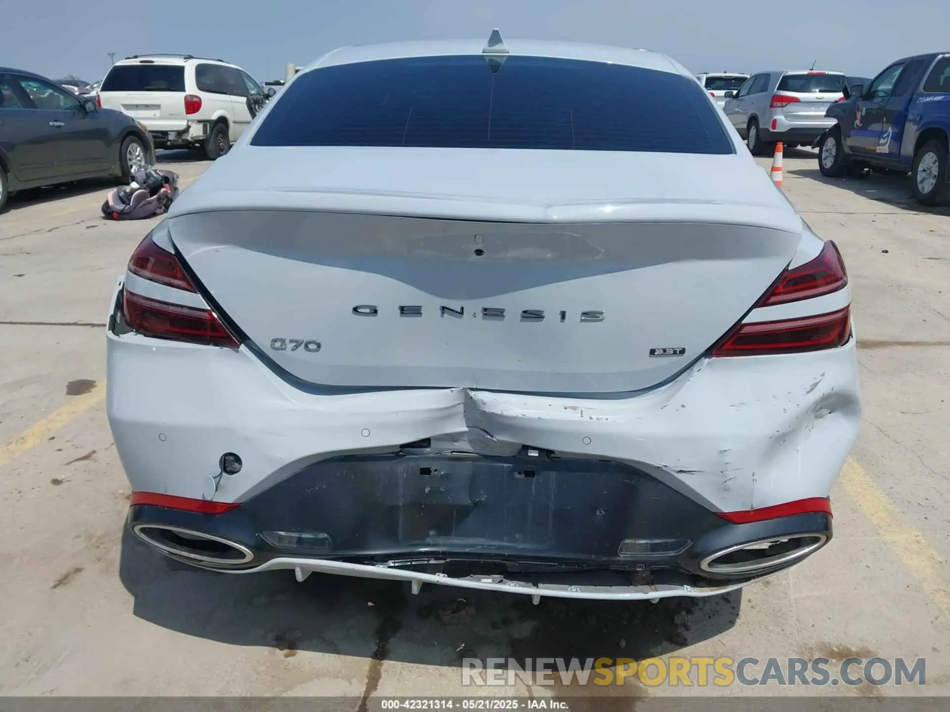 16 Фотография поврежденного автомобиля KMTG54TEXPU107592 GENESIS G70 2023