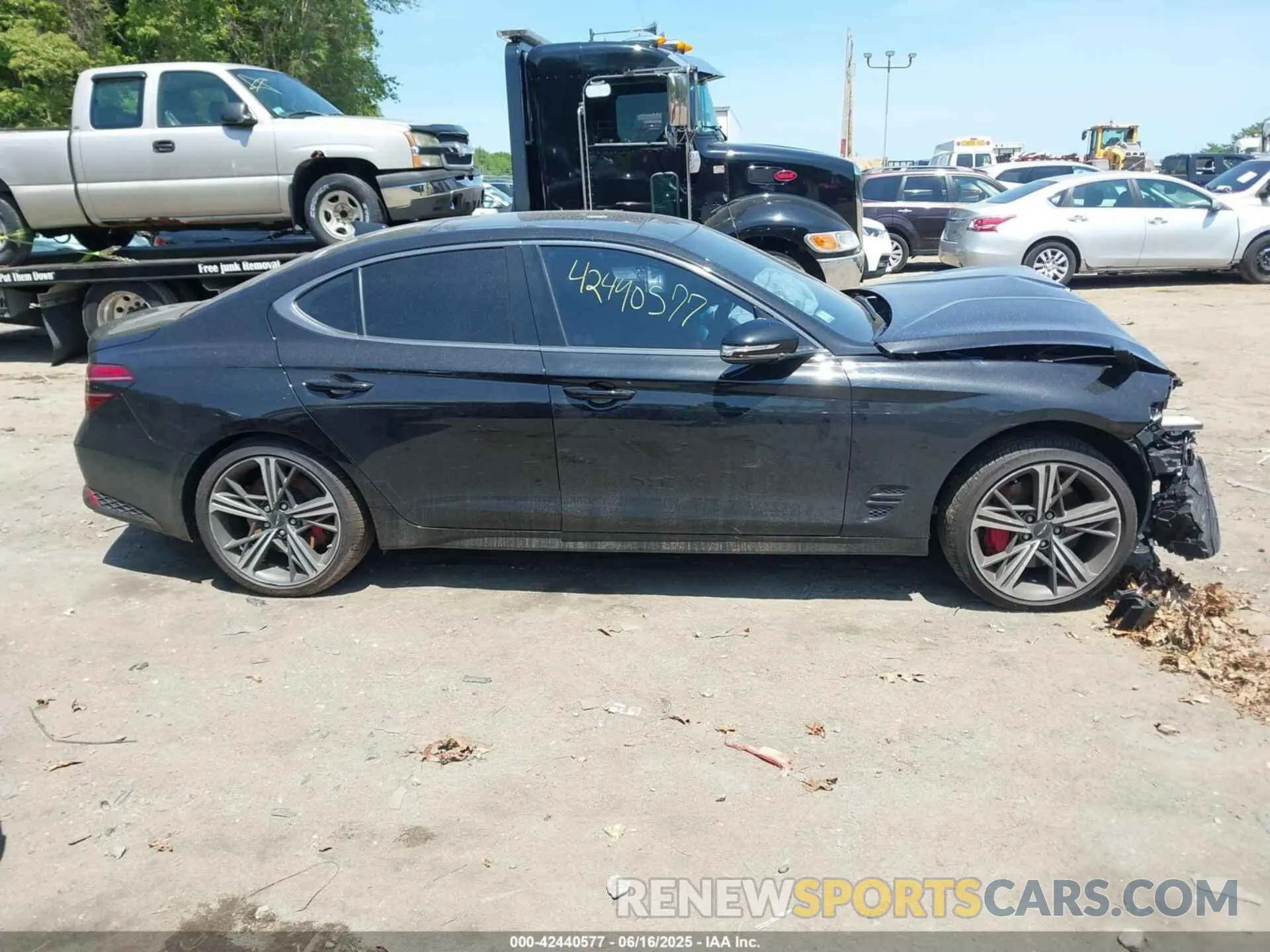 13 Photograph of a damaged car KMTG34SC8RU138218 GENESIS G70 2024