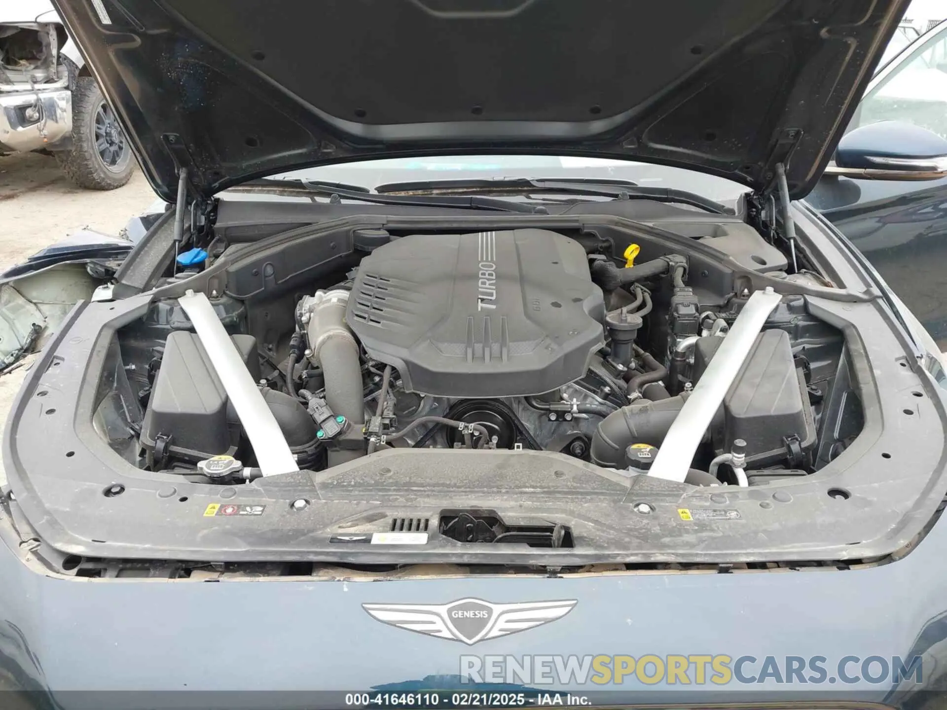 10 Photograph of a damaged car KMTG54SE4RU139023 GENESIS G70 2024