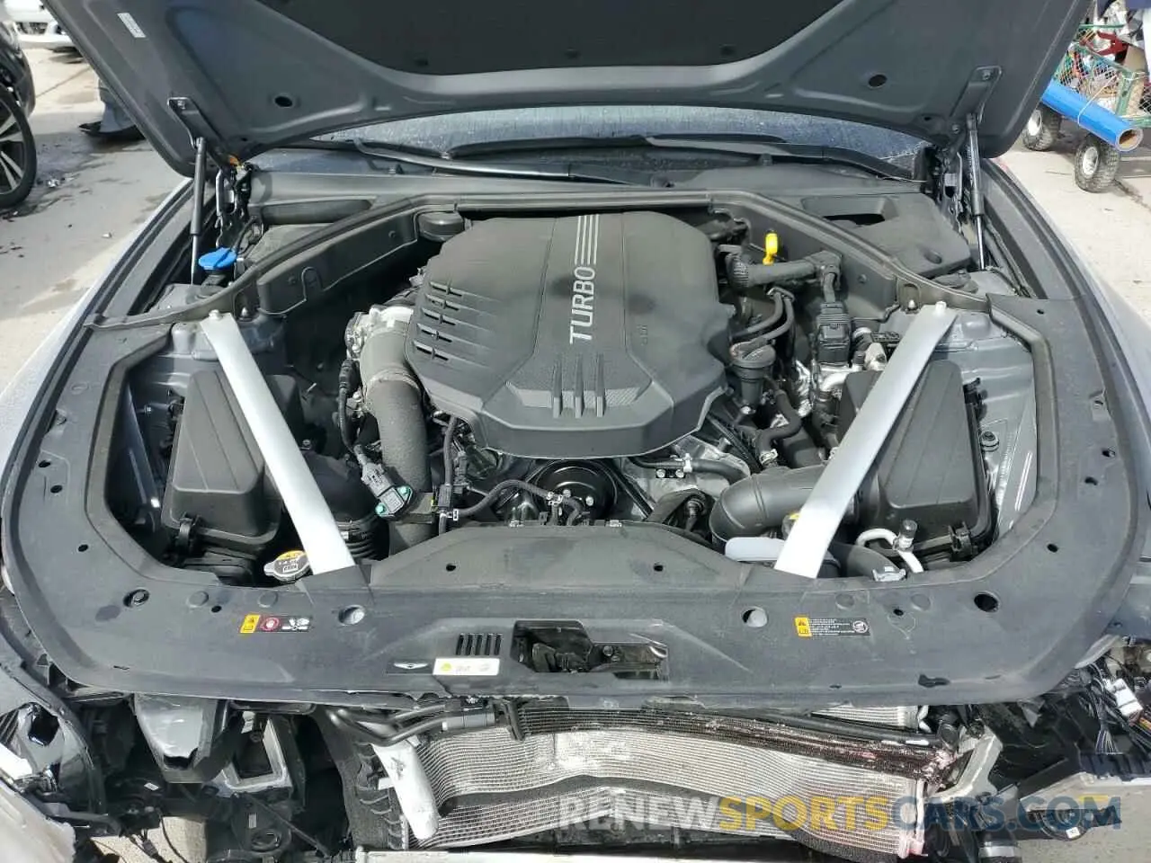 11 Фотография поврежденного автомобиля KMTG54SE8RU138988 GENESIS G70 2024