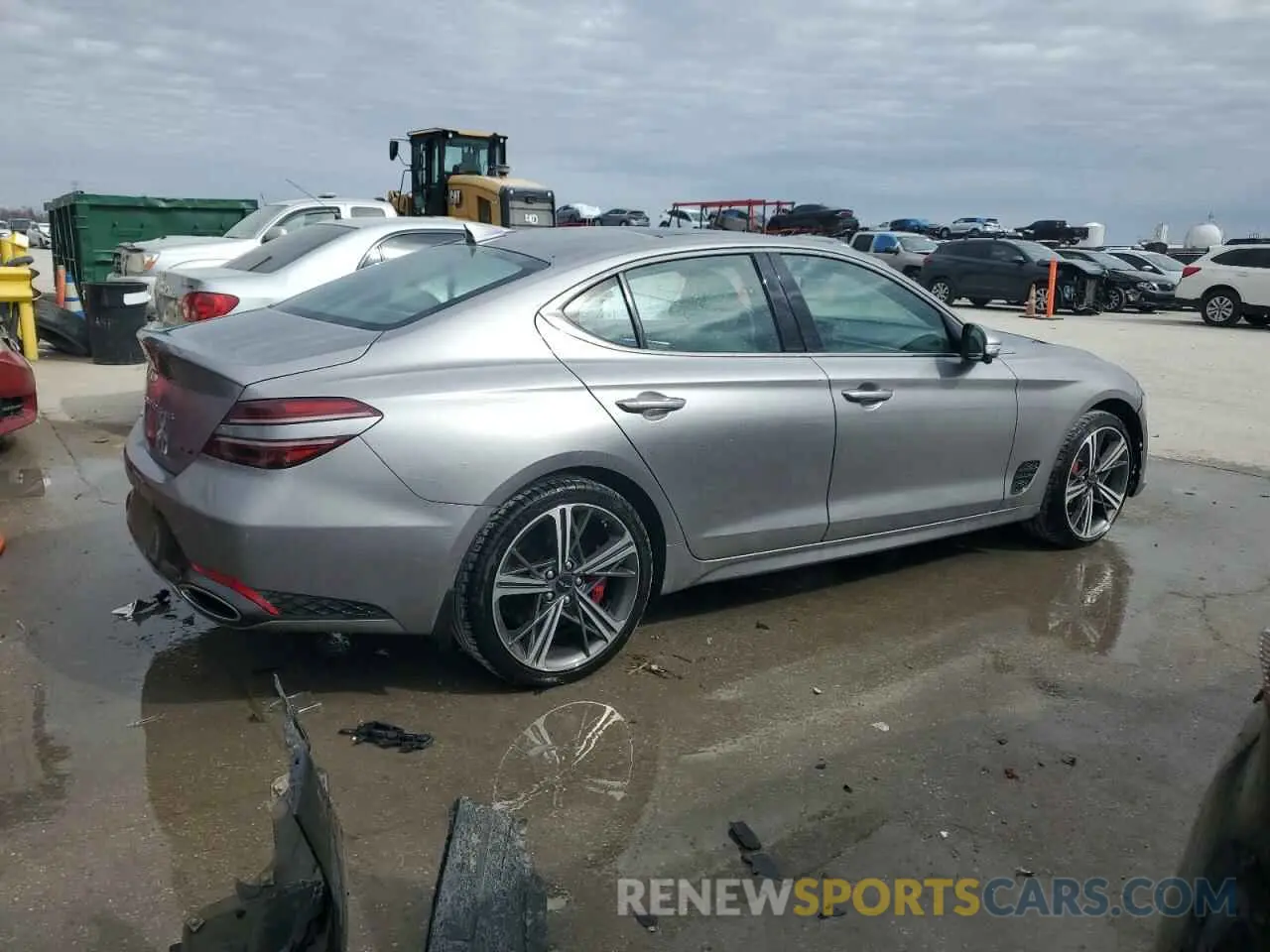 3 Фотография поврежденного автомобиля KMTG54SE8RU138988 GENESIS G70 2024