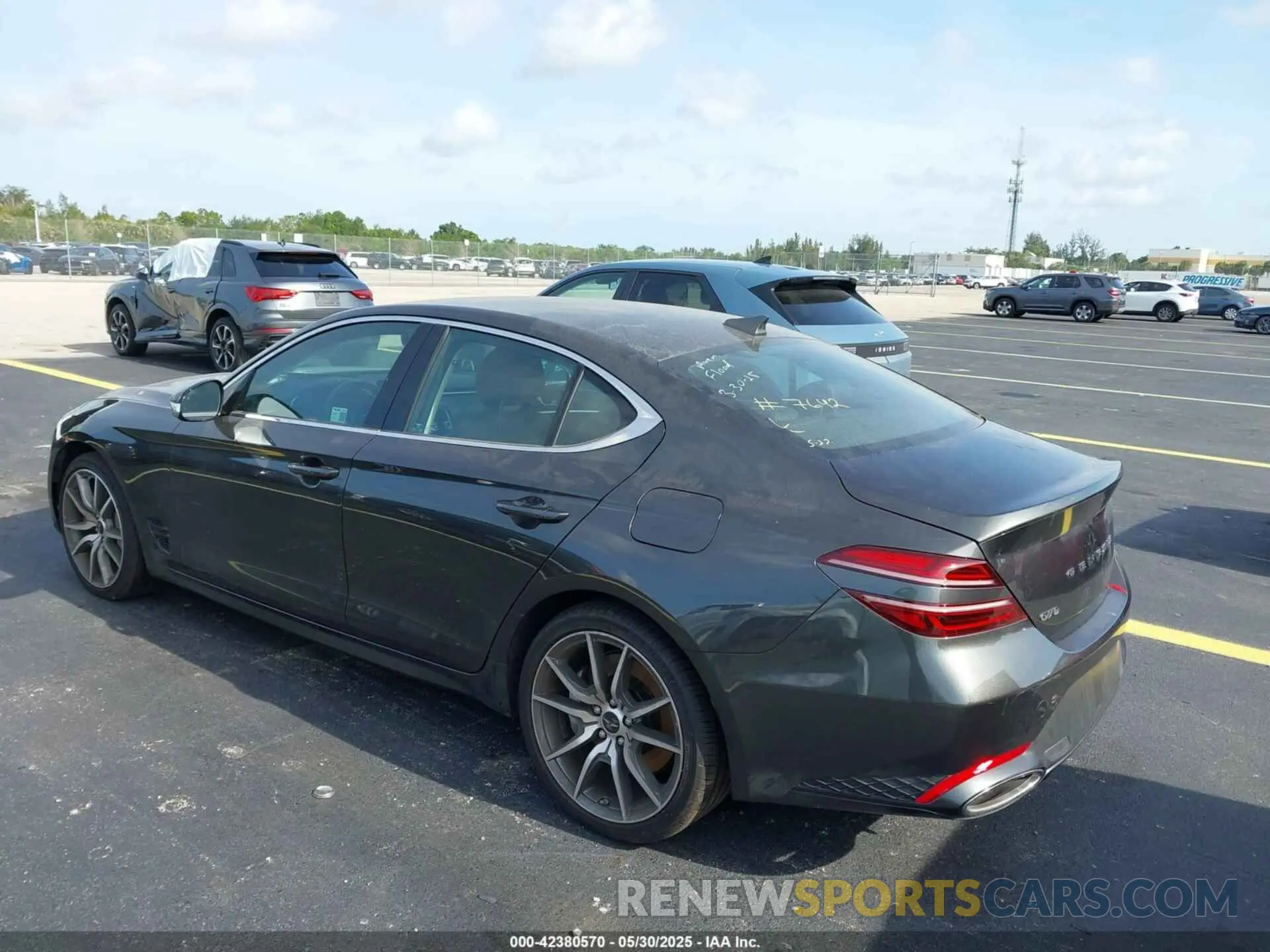 3 Photograph of a damaged car KMTG34SC3SU147642 GENESIS G70 2025