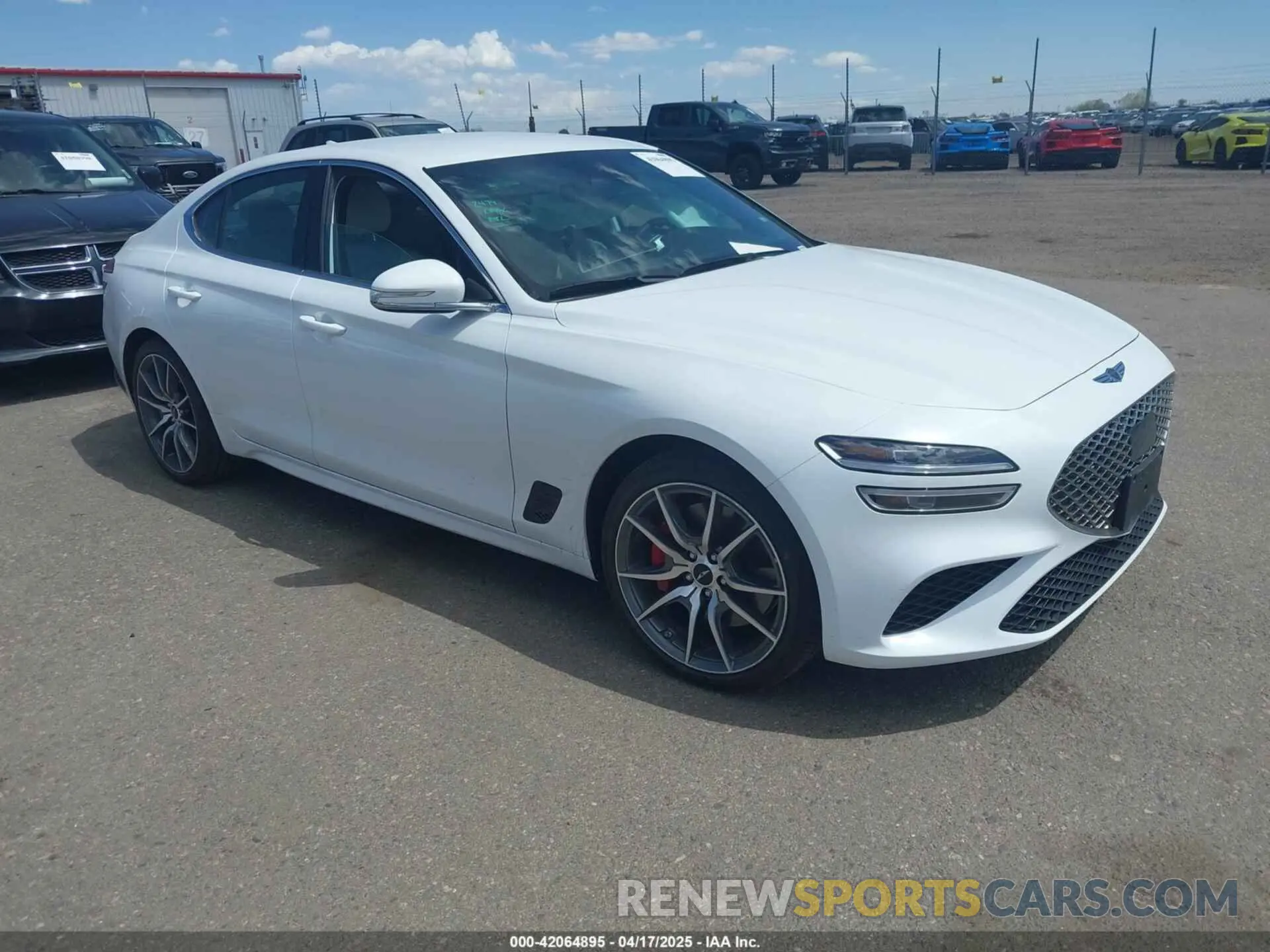 1 Фотография поврежденного автомобиля KMTG34SC6SU155525 GENESIS G70 2025