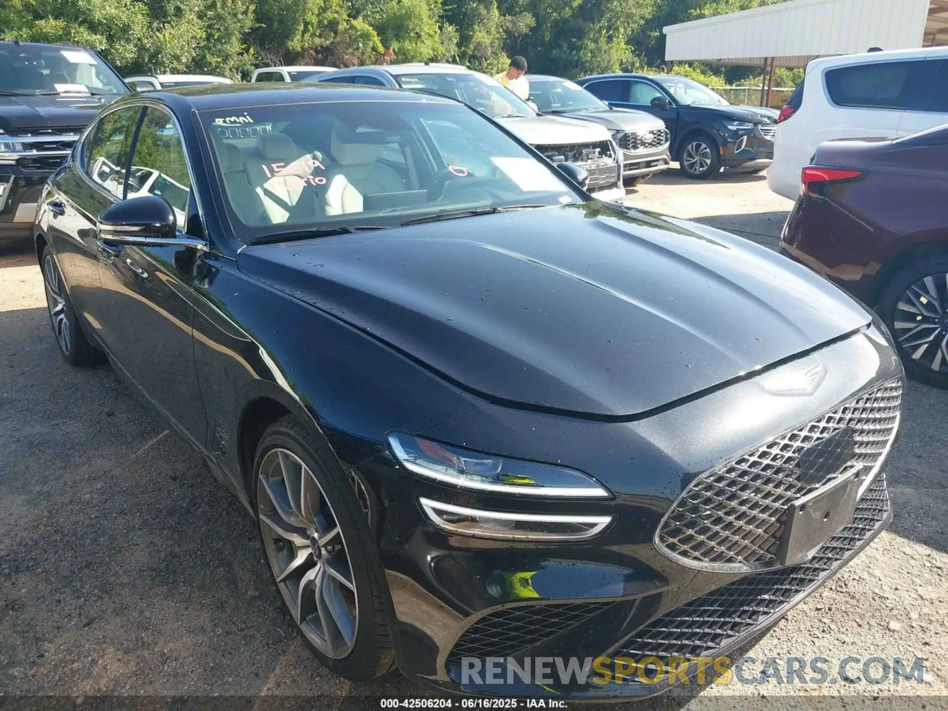1 Фотография поврежденного автомобиля KMTG34SC9SU153977 GENESIS G70 2025