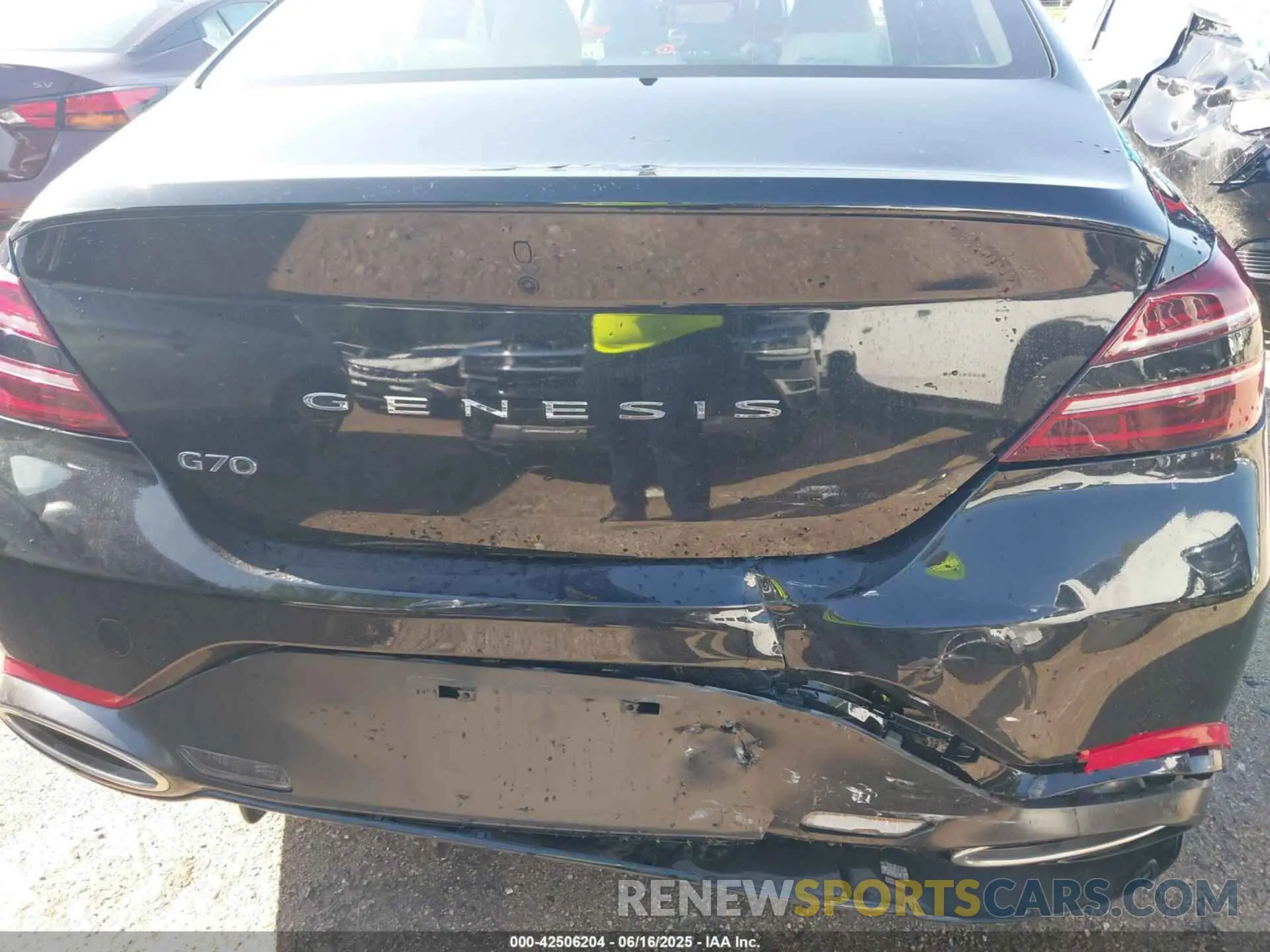 6 Фотография поврежденного автомобиля KMTG34SC9SU153977 GENESIS G70 2025