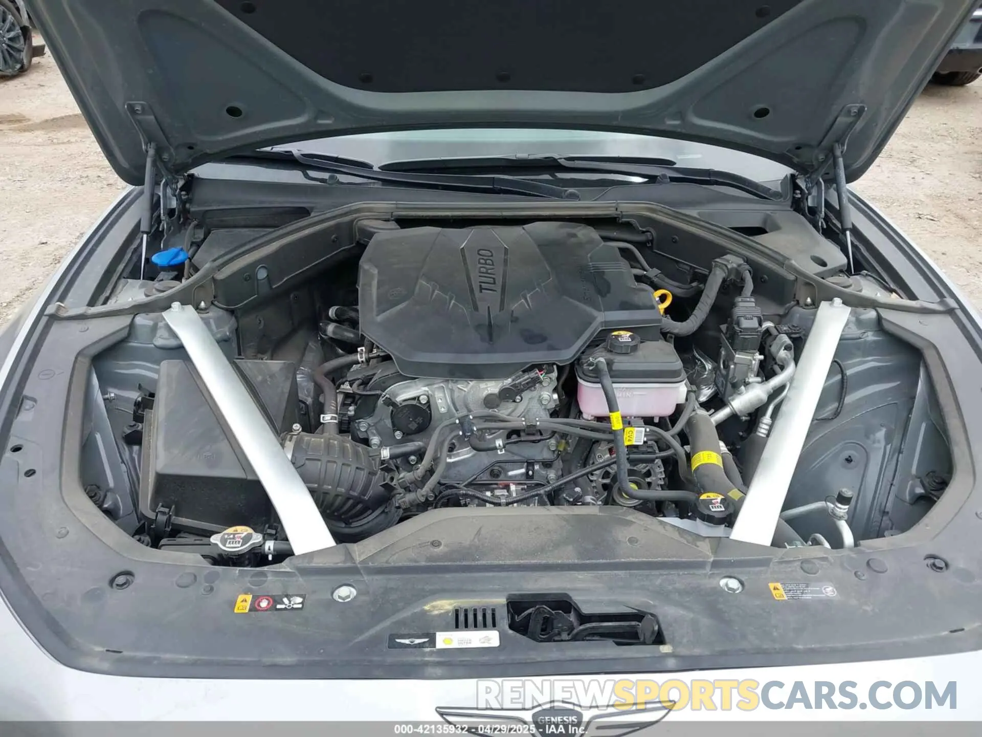 10 Фотография поврежденного автомобиля KMTG34SCXSU148223 GENESIS G70 2025