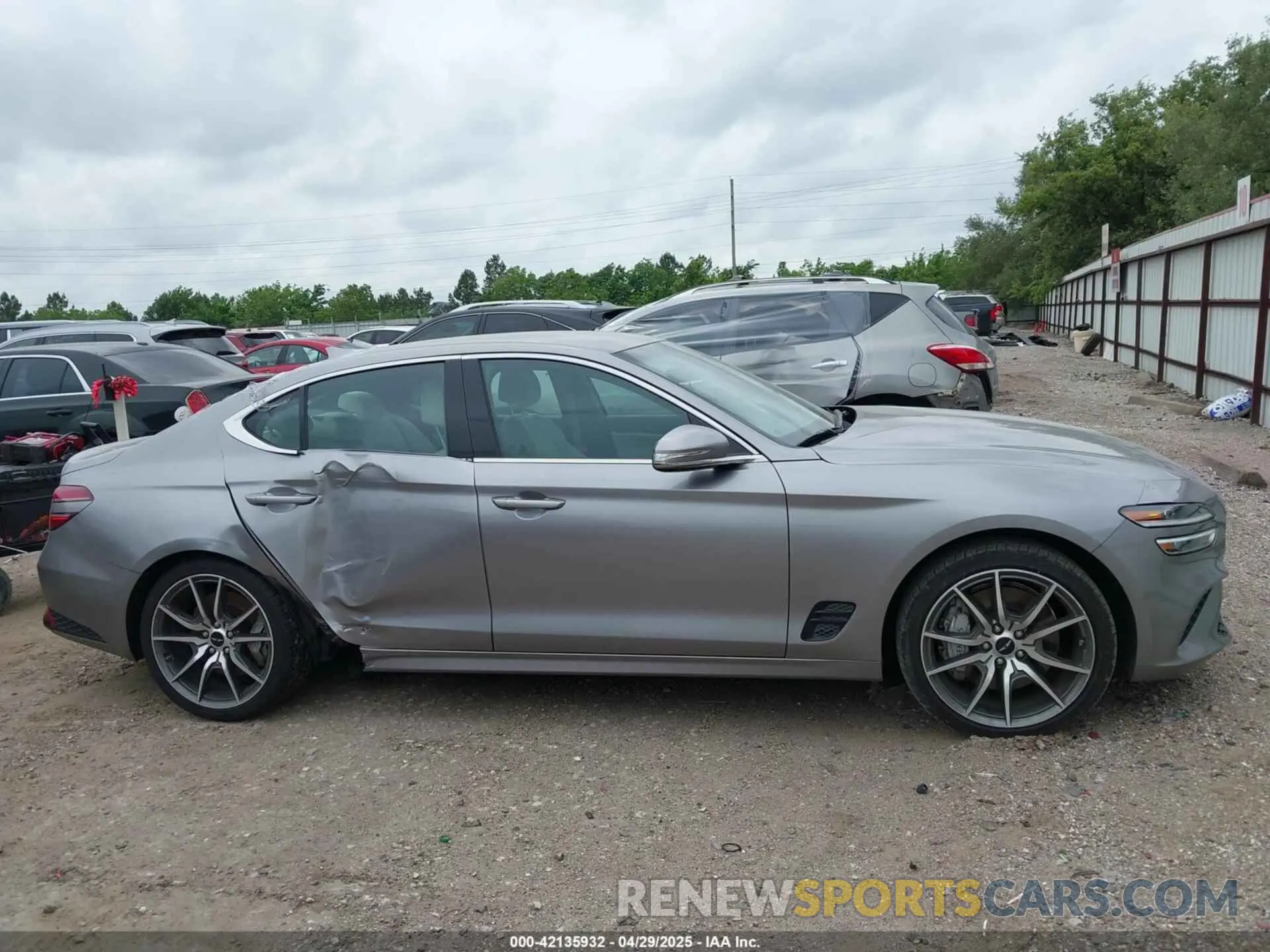 13 Фотография поврежденного автомобиля KMTG34SCXSU148223 GENESIS G70 2025