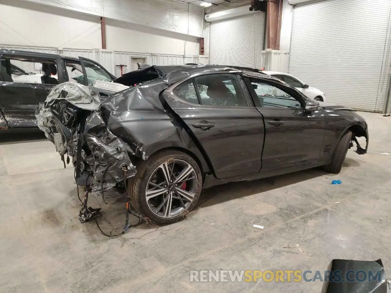 3 Photograph of a damaged car KMTG54SE7SU146943 GENESIS G70 2025
