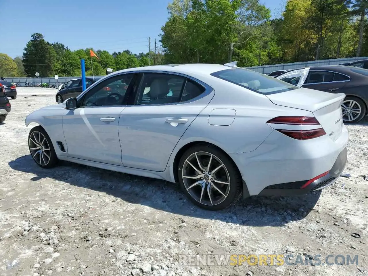 2 Photograph of a damaged car KMTG34TA0NU089619 GENESIS G70 BASE 2022