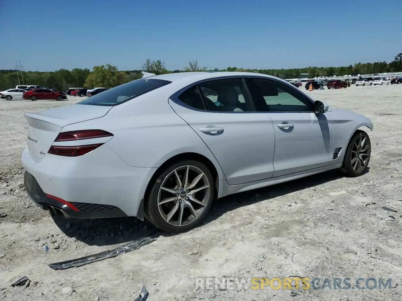 3 Photograph of a damaged car KMTG34TA0NU089619 GENESIS G70 BASE 2022