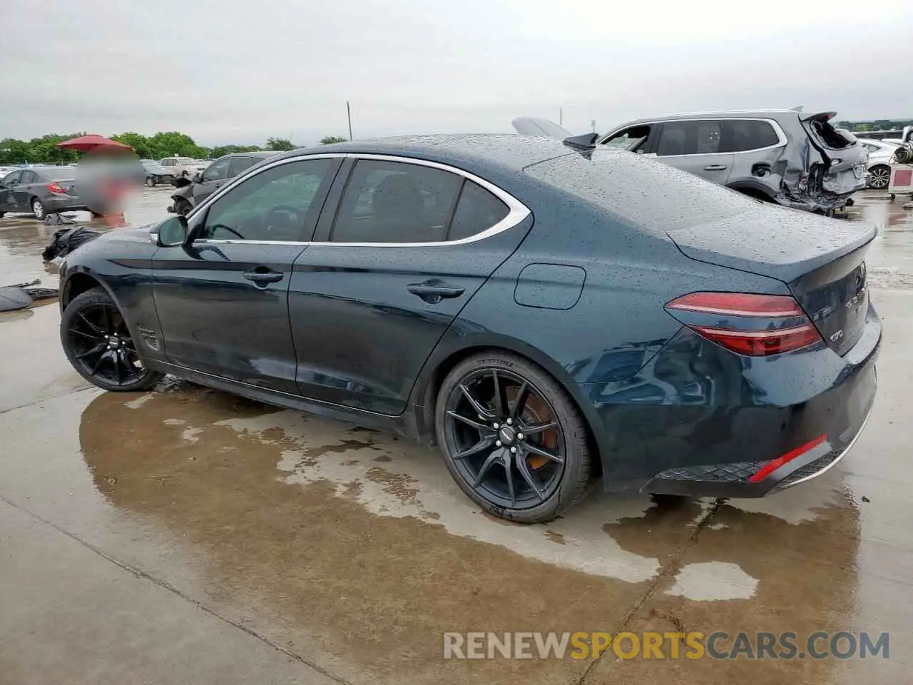 2 Photograph of a damaged car KMTG34TA1NU098488 GENESIS G70 BASE 2022