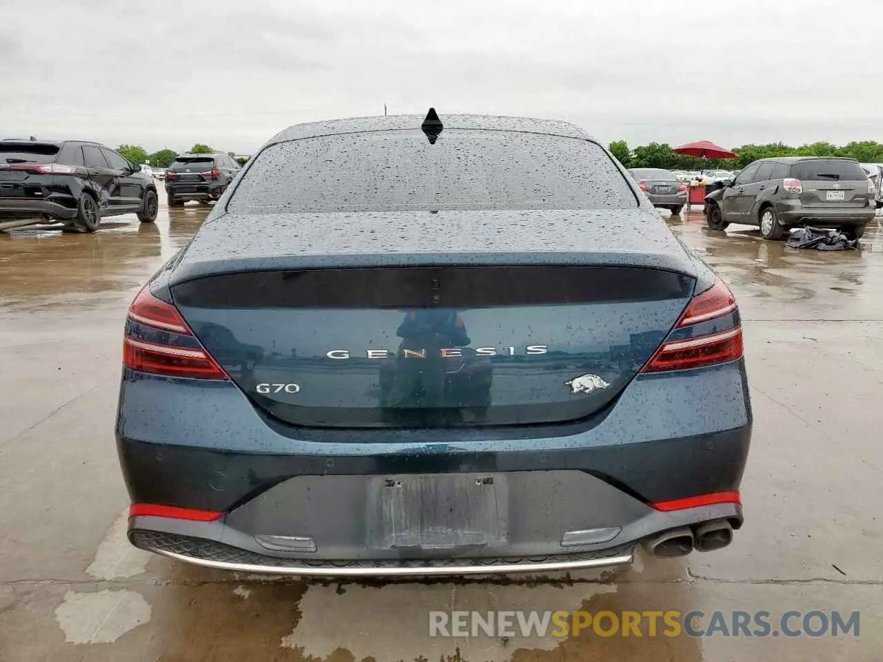 6 Photograph of a damaged car KMTG34TA1NU098488 GENESIS G70 BASE 2022