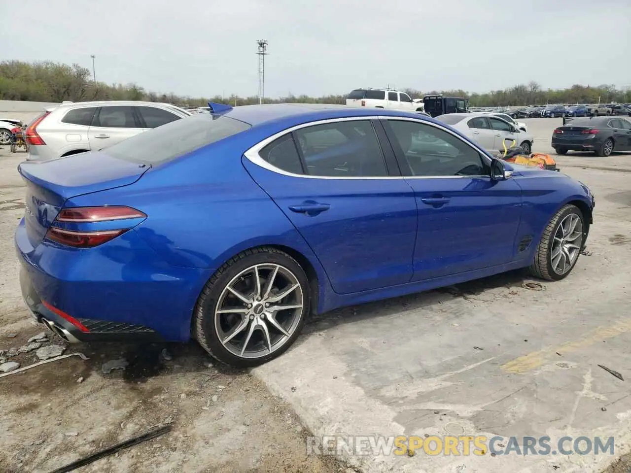 3 Photograph of a damaged car KMTG34TA2NU087158 GENESIS G70 BASE 2022