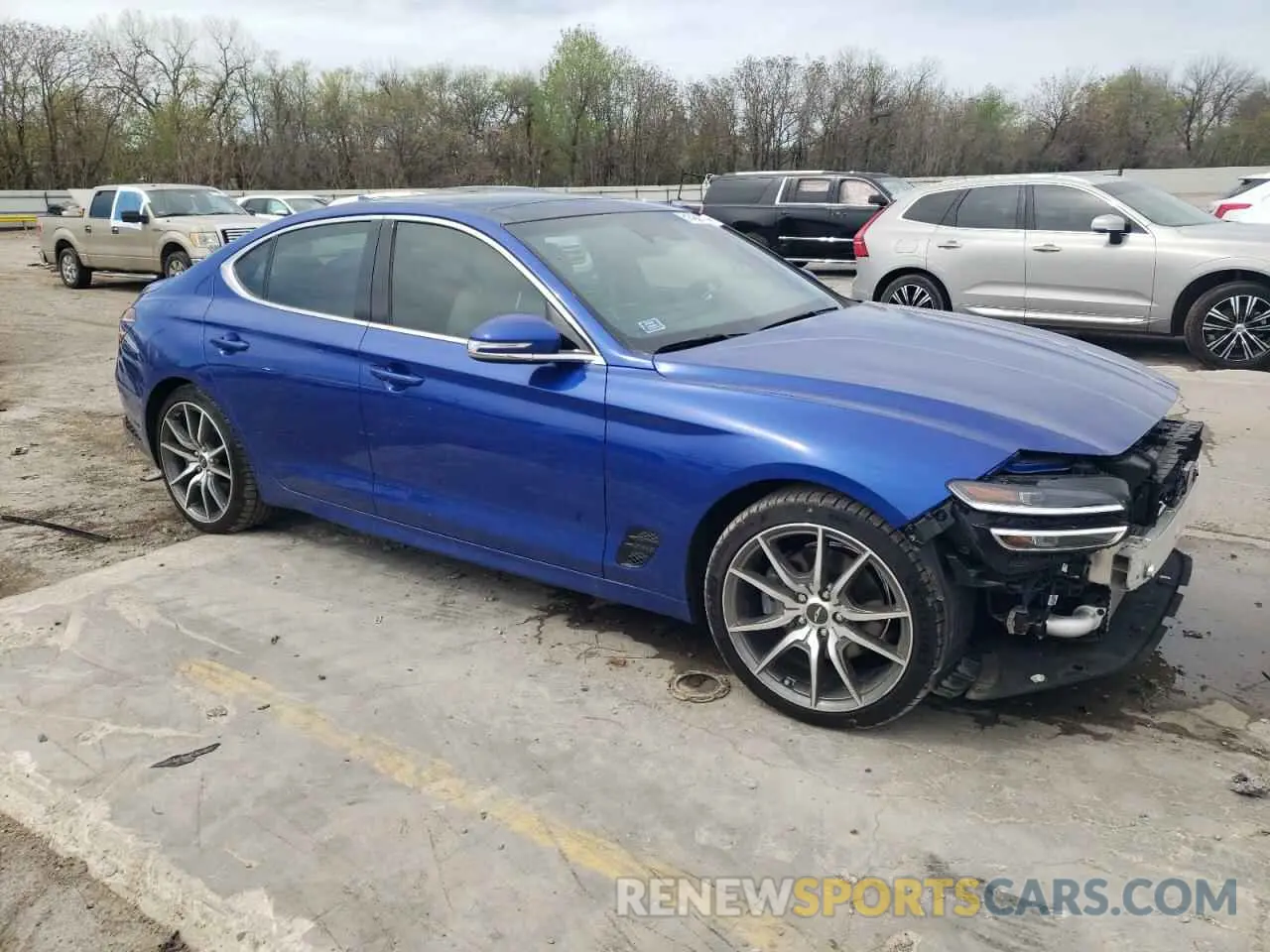4 Photograph of a damaged car KMTG34TA2NU087158 GENESIS G70 BASE 2022