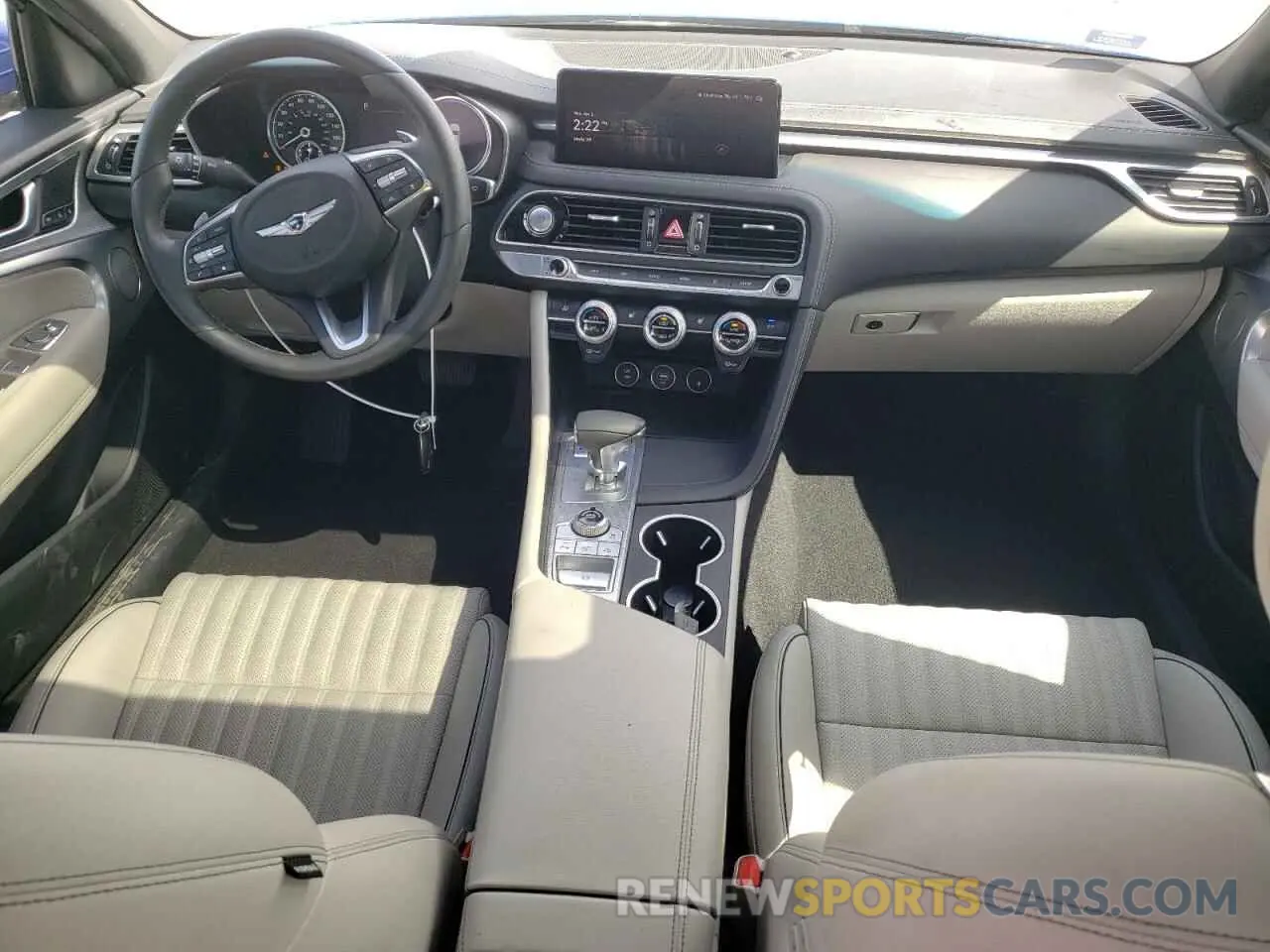 8 Photograph of a damaged car KMTG34TA2NU087158 GENESIS G70 BASE 2022