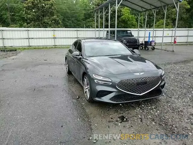 13 Photograph of a damaged car KMTG34TA2NU089590 GENESIS G70 BASE 2022