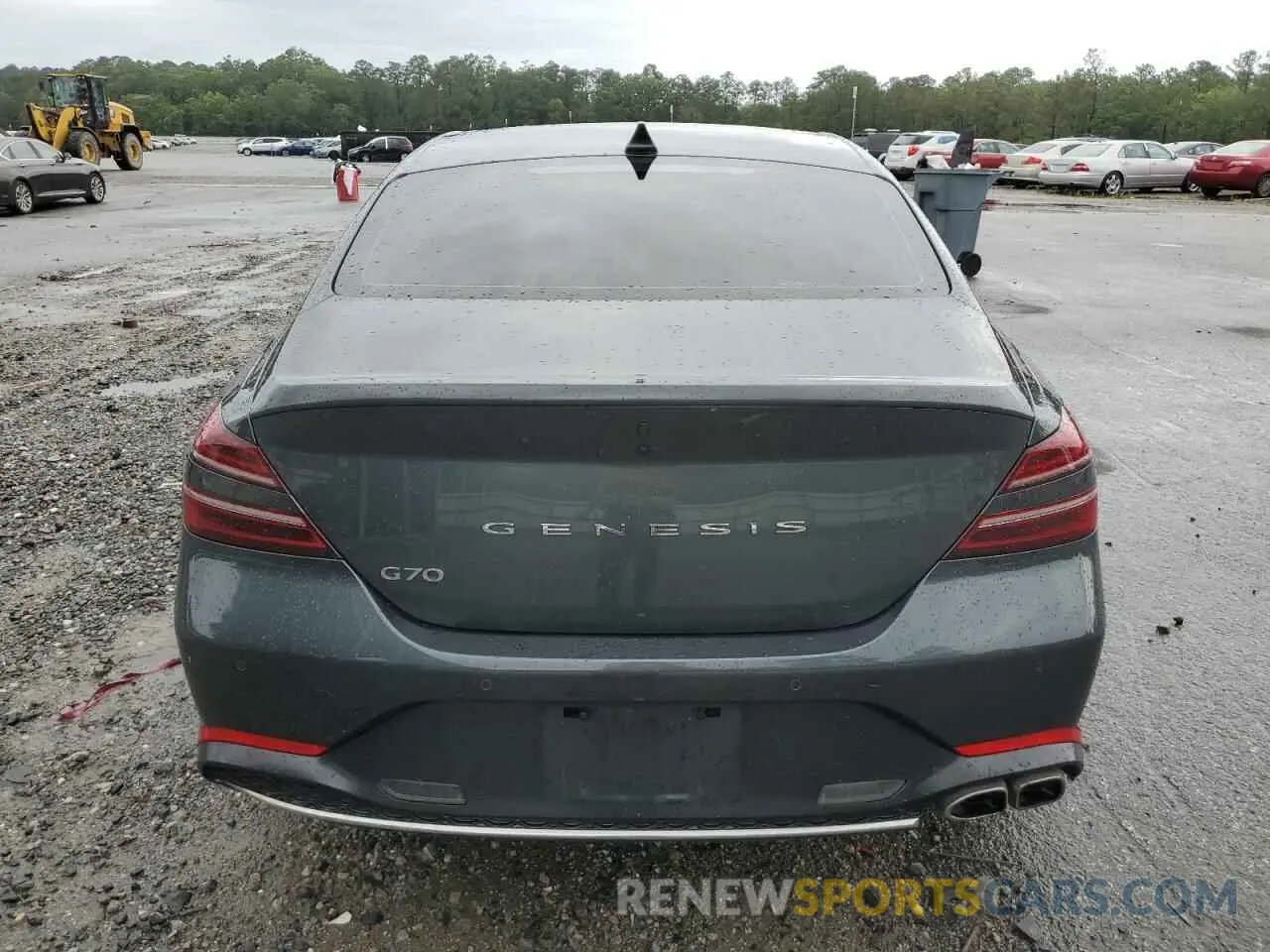 6 Photograph of a damaged car KMTG34TA2NU089590 GENESIS G70 BASE 2022