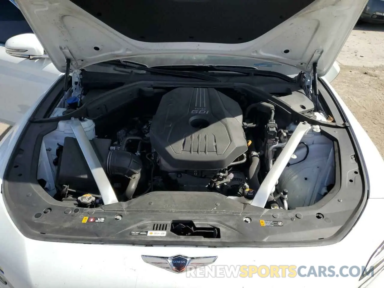 12 Фотография поврежденного автомобиля KMTG34TA2NU096216 GENESIS G70 BASE 2022