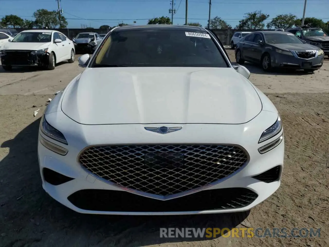 5 Фотография поврежденного автомобиля KMTG34TA2NU096216 GENESIS G70 BASE 2022