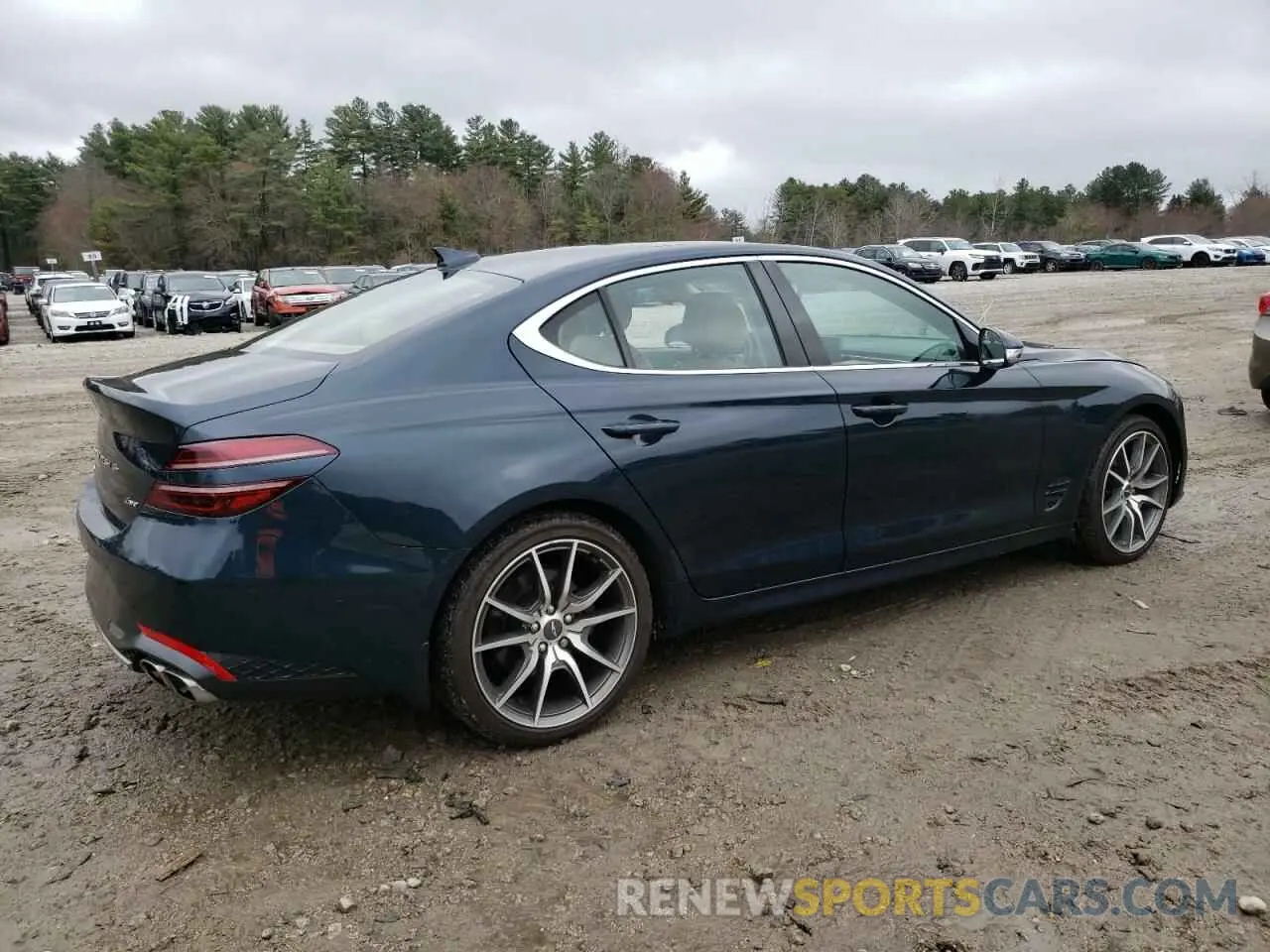 3 Photograph of a damaged car KMTG34TA3NU087864 GENESIS G70 BASE 2022