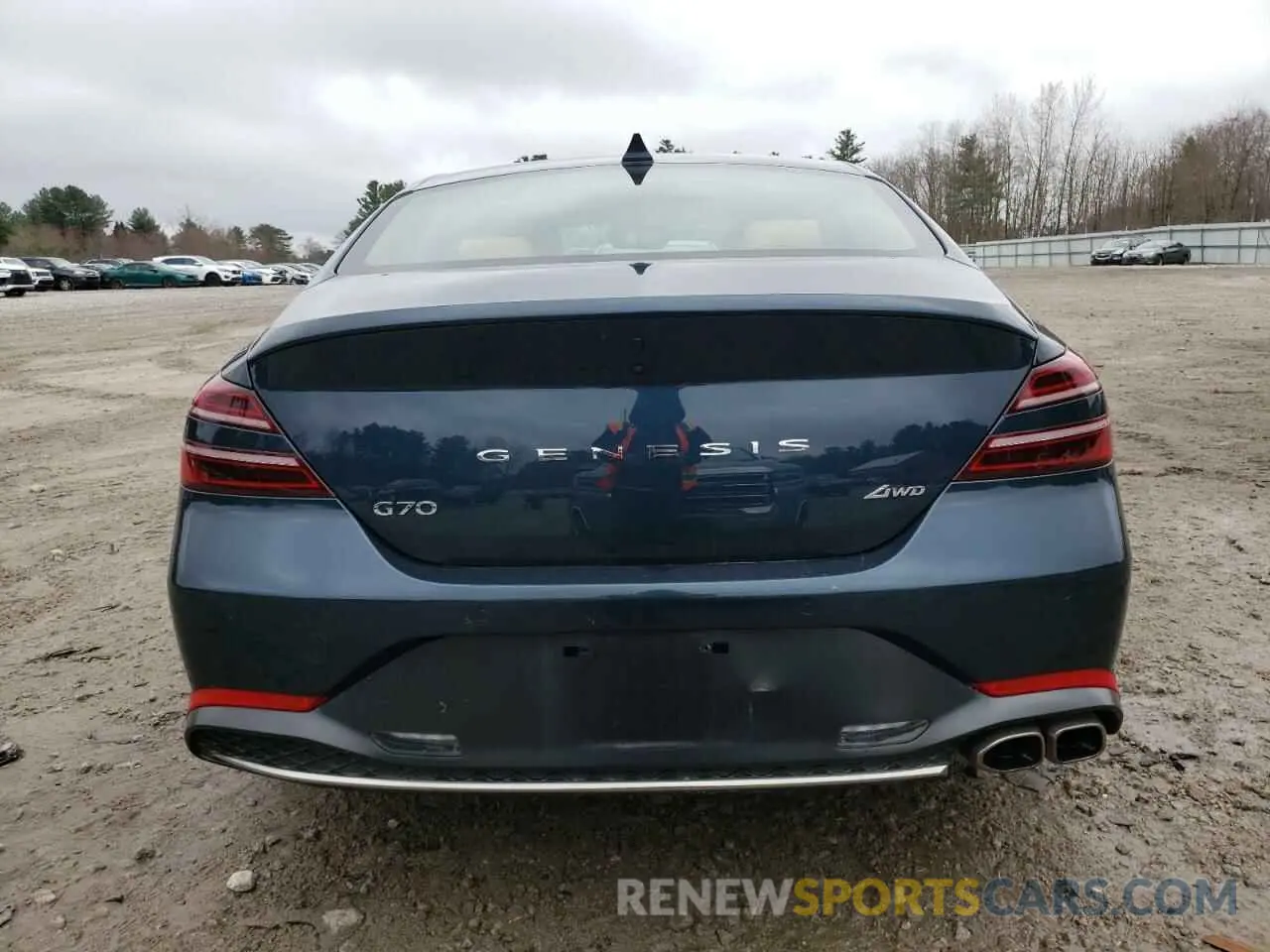 6 Photograph of a damaged car KMTG34TA3NU087864 GENESIS G70 BASE 2022
