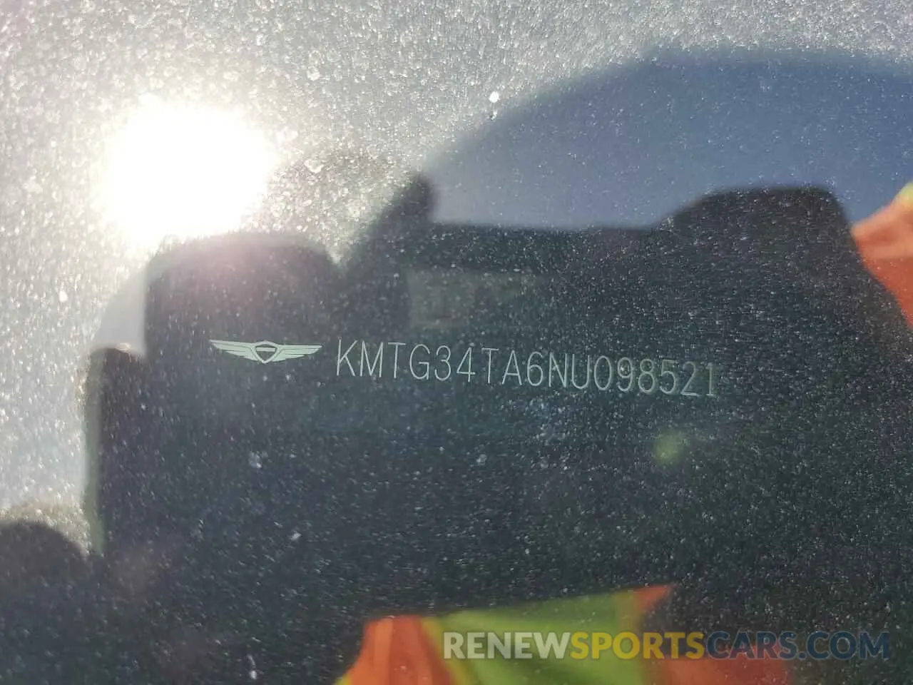 13 Photograph of a damaged car KMTG34TA6NU098521 GENESIS G70 BASE 2022