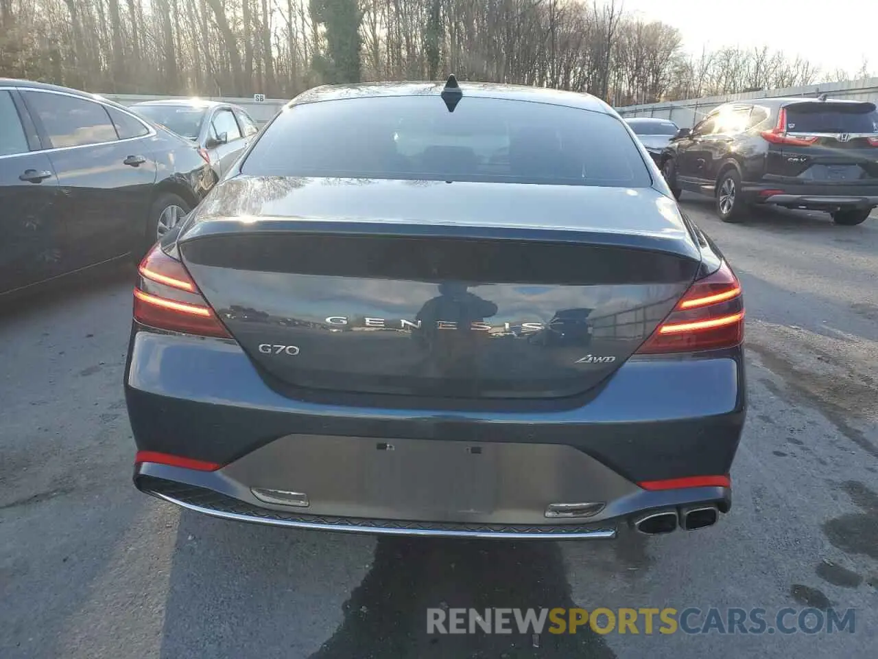 6 Фотография поврежденного автомобиля KMTG34TA7NU089729 GENESIS G70 BASE 2022