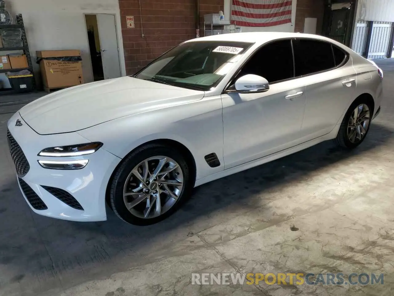 1 Фотография поврежденного автомобиля KMTG34TA9NU095077 GENESIS G70 BASE 2022