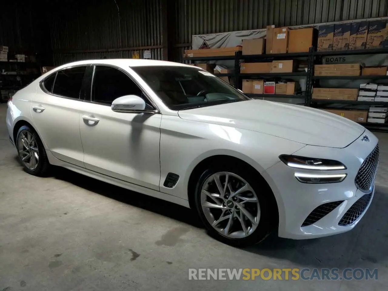 4 Фотография поврежденного автомобиля KMTG34TA9NU095077 GENESIS G70 BASE 2022