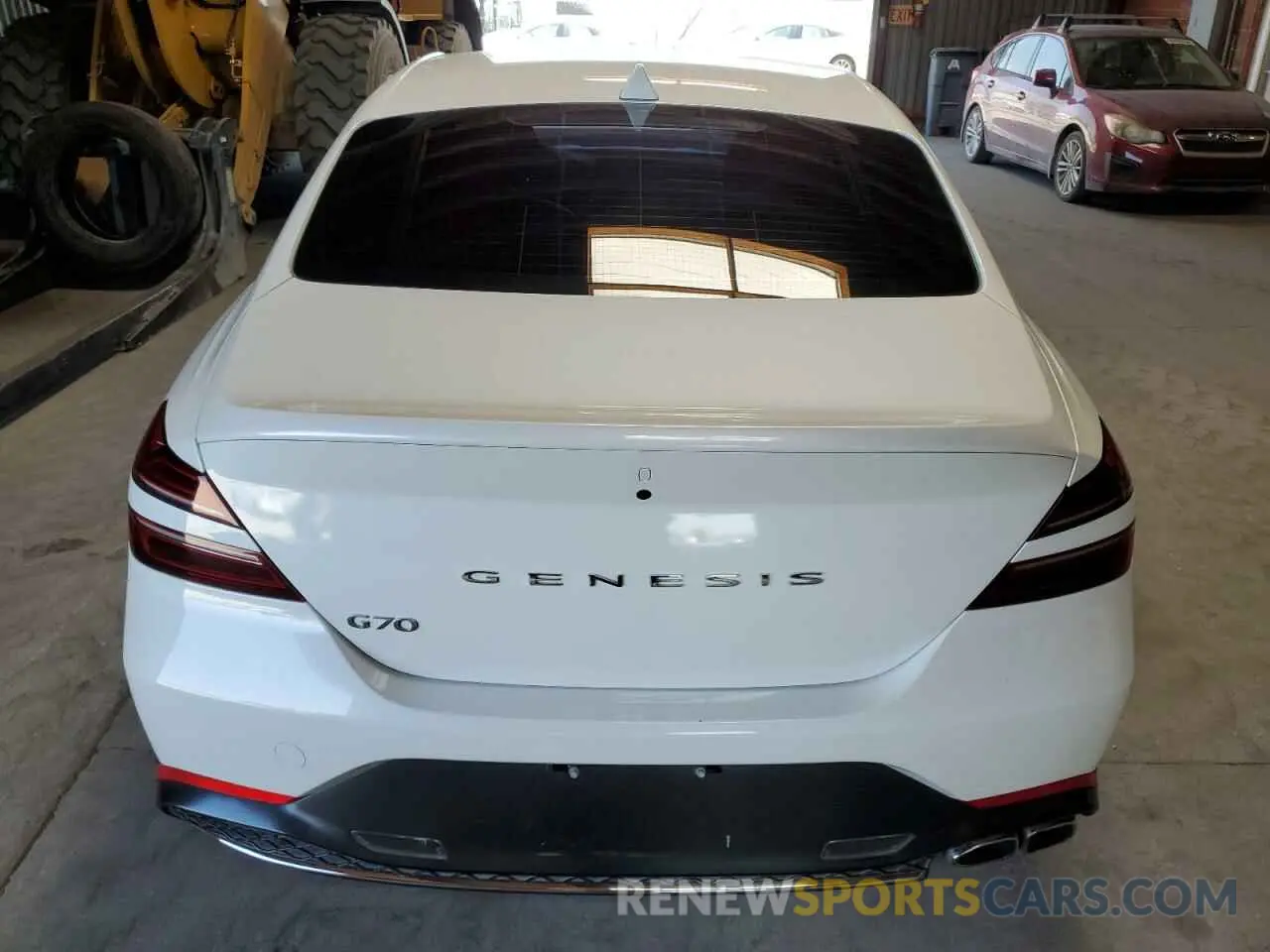 6 Фотография поврежденного автомобиля KMTG34TA9NU095077 GENESIS G70 BASE 2022