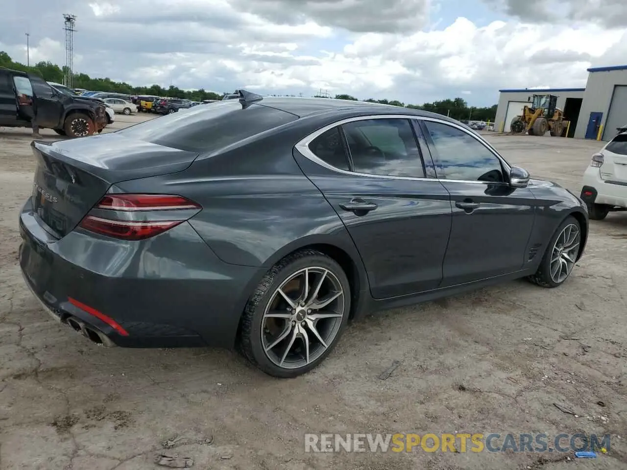 3 Photograph of a damaged car KMTG34TAXNU086582 GENESIS G70 BASE 2022