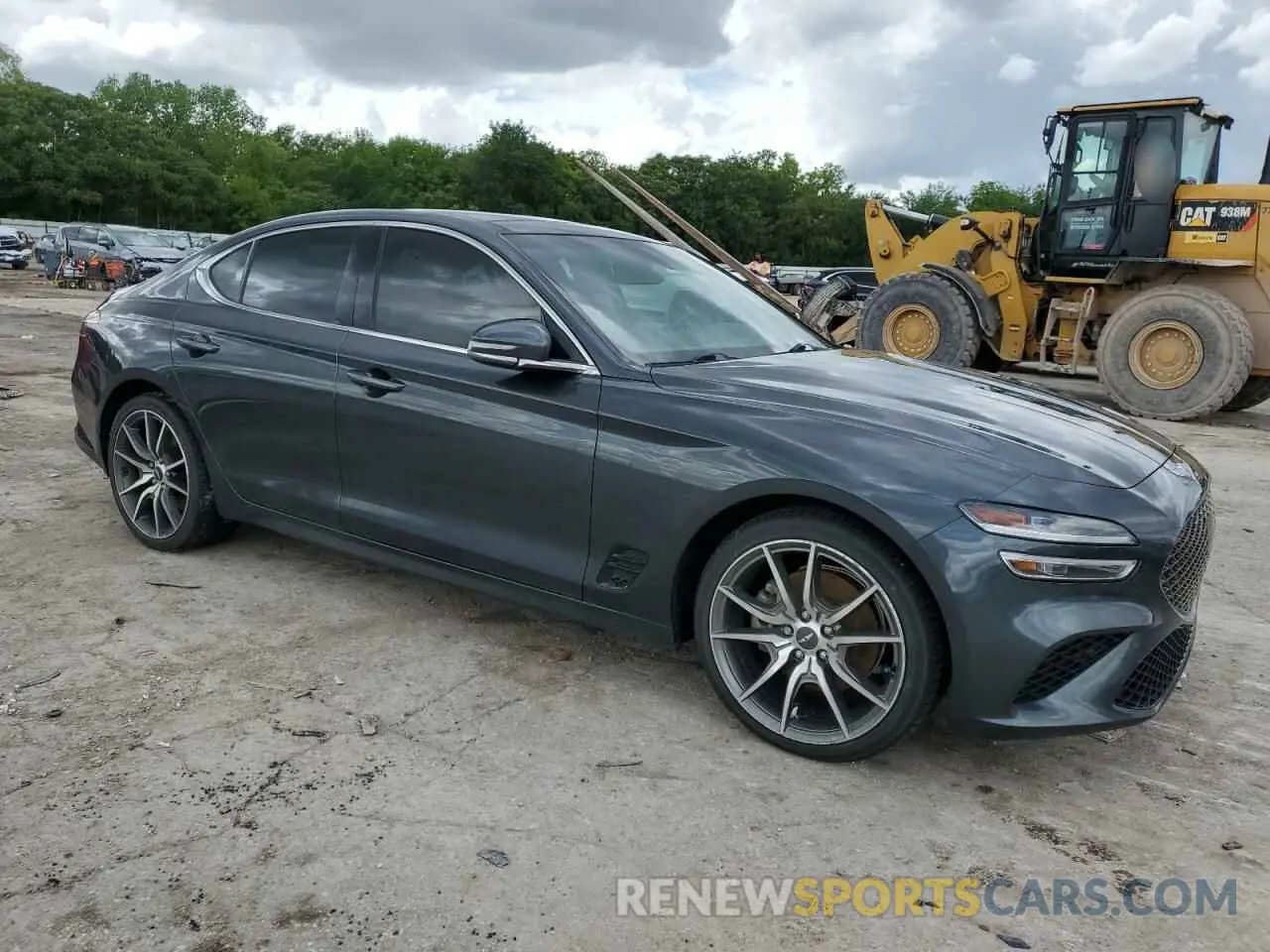 4 Photograph of a damaged car KMTG34TAXNU086582 GENESIS G70 BASE 2022
