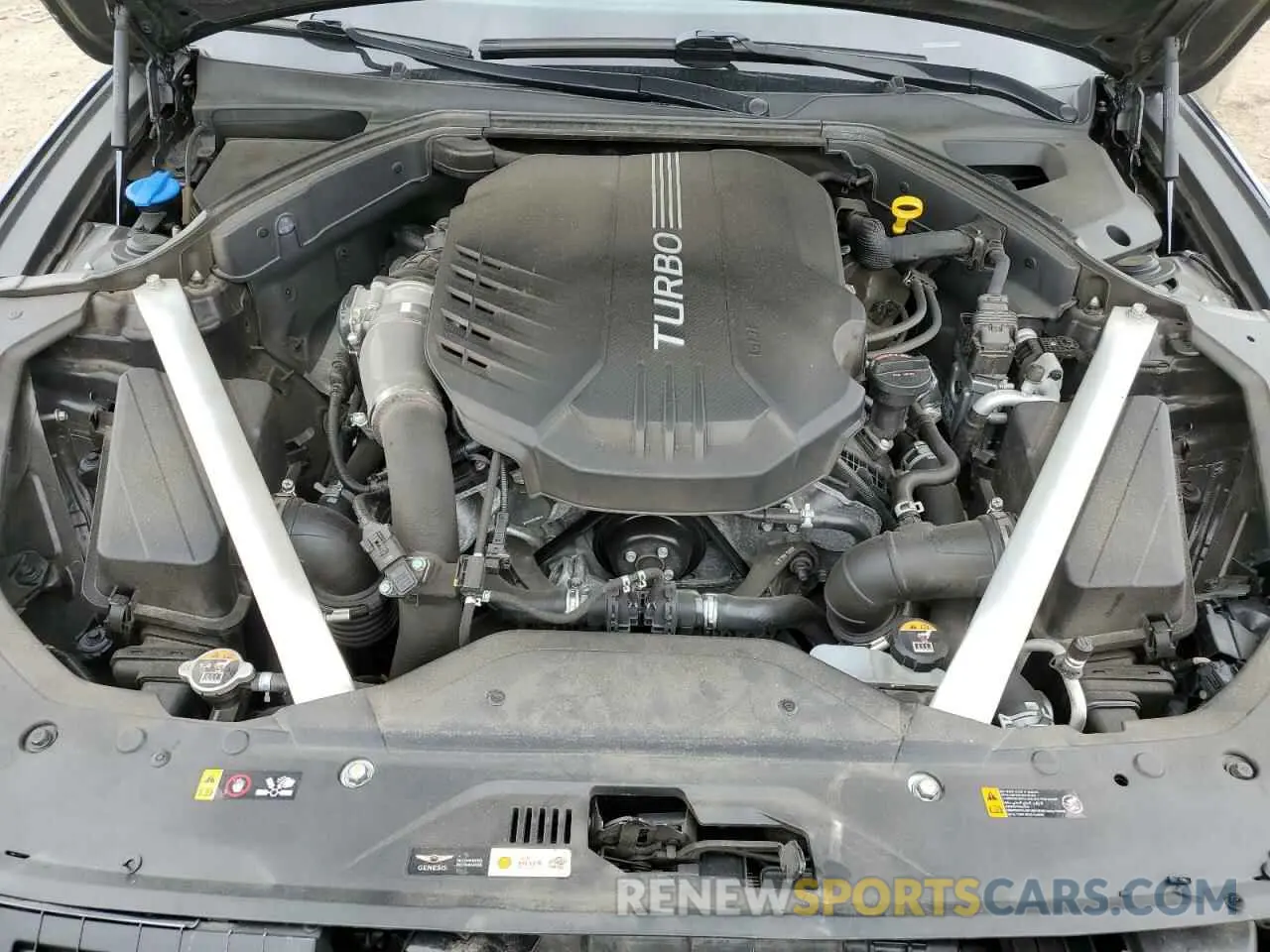 11 Фотография поврежденного автомобиля KMTG54TE2NU081955 GENESIS G70 BASE 2022