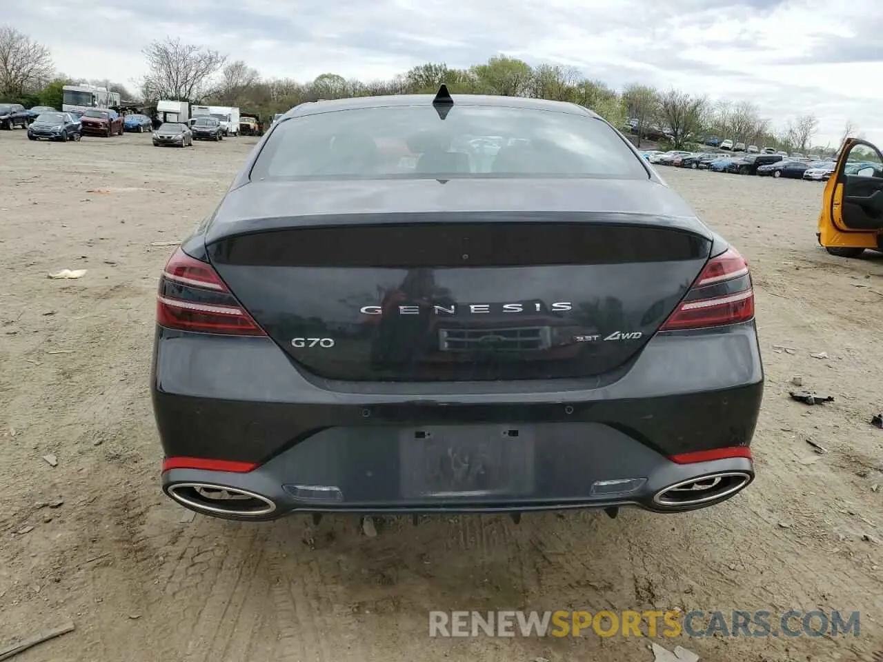 6 Фотография поврежденного автомобиля KMTG54TE2NU081955 GENESIS G70 BASE 2022