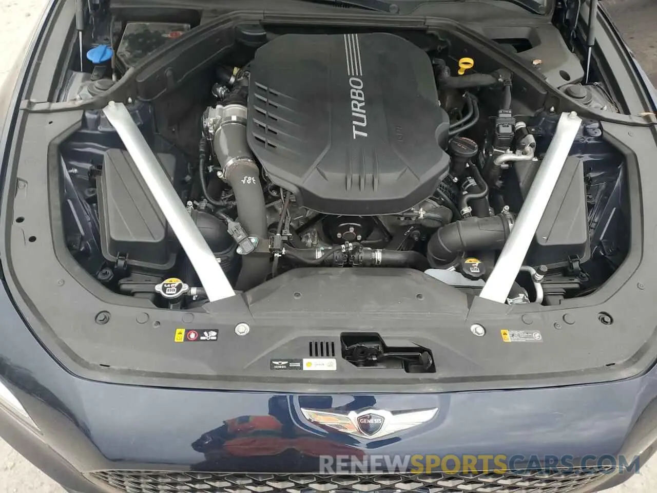11 Photograph of a damaged car KMTG54TE2NU084452 GENESIS G70 BASE 2022