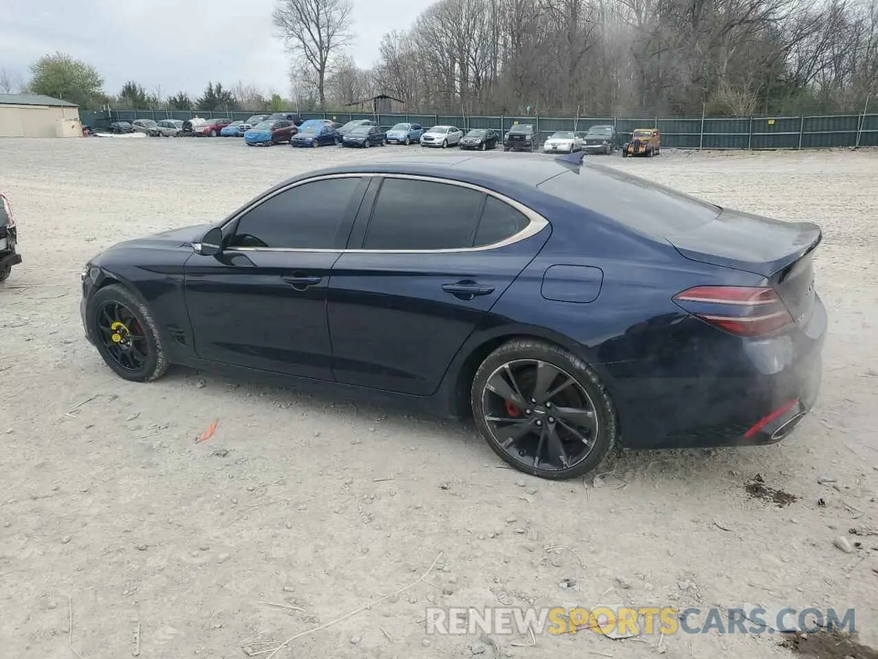 2 Photograph of a damaged car KMTG54TE2NU084452 GENESIS G70 BASE 2022