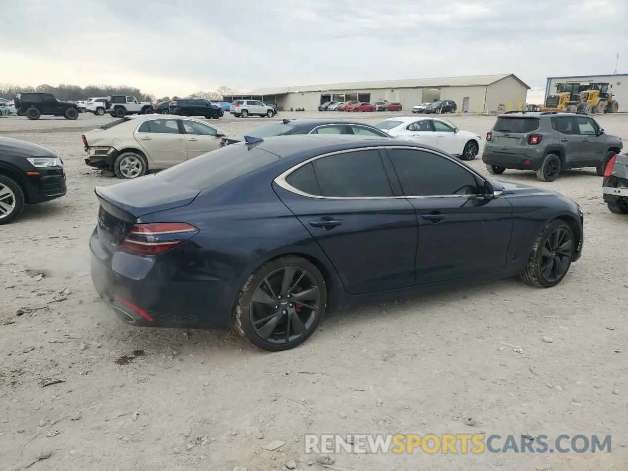 3 Photograph of a damaged car KMTG54TE2NU084452 GENESIS G70 BASE 2022