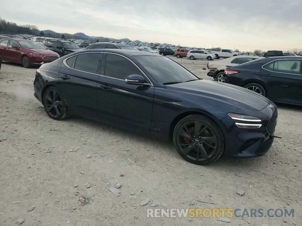 4 Photograph of a damaged car KMTG54TE2NU084452 GENESIS G70 BASE 2022