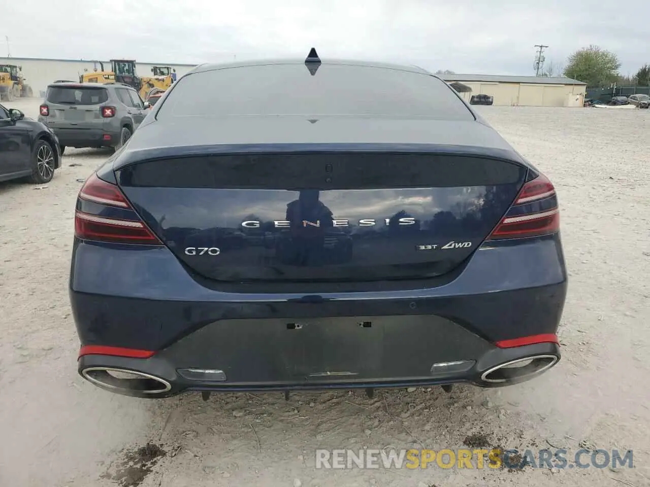 6 Photograph of a damaged car KMTG54TE2NU084452 GENESIS G70 BASE 2022
