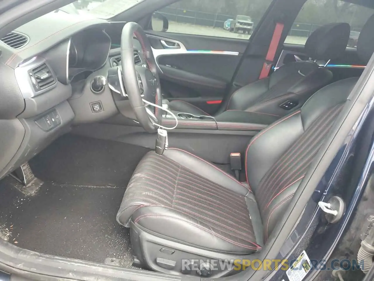 7 Photograph of a damaged car KMTG54TE2NU084452 GENESIS G70 BASE 2022