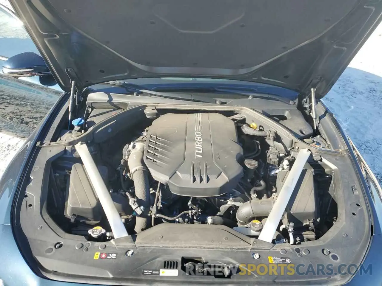 11 Photograph of a damaged car KMTG54TE2NU103064 GENESIS G70 BASE 2022