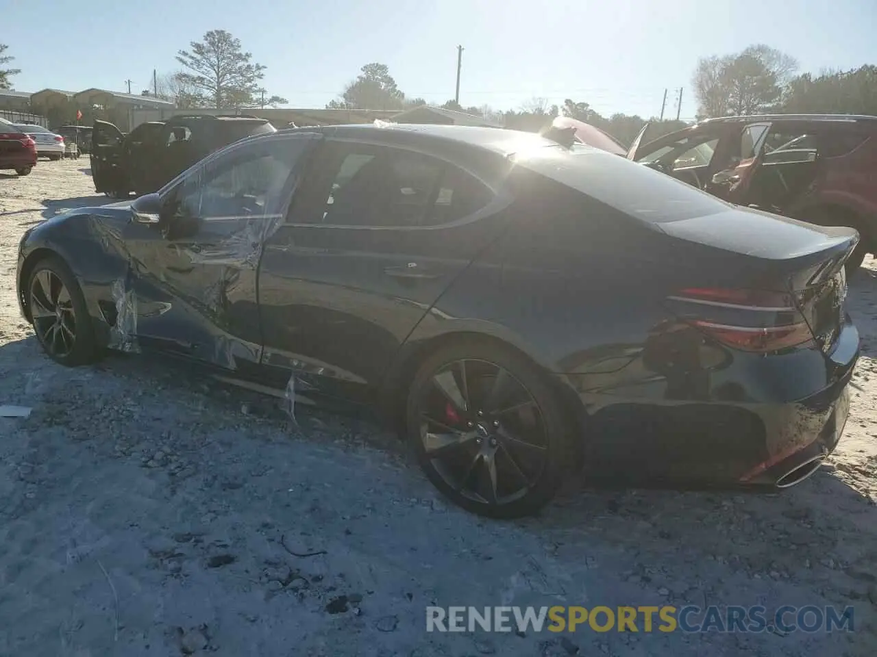 2 Photograph of a damaged car KMTG54TE2NU103064 GENESIS G70 BASE 2022