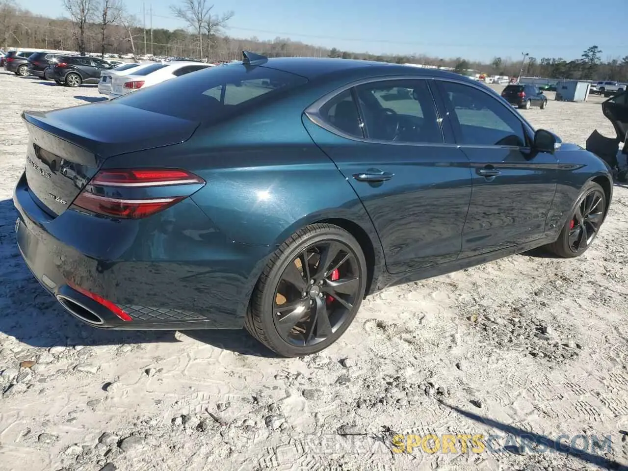 3 Photograph of a damaged car KMTG54TE2NU103064 GENESIS G70 BASE 2022