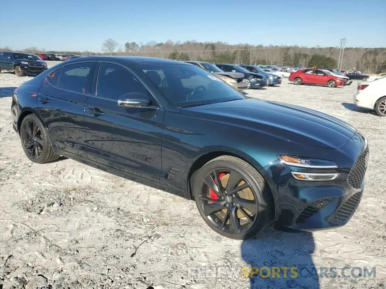 4 Photograph of a damaged car KMTG54TE2NU103064 GENESIS G70 BASE 2022